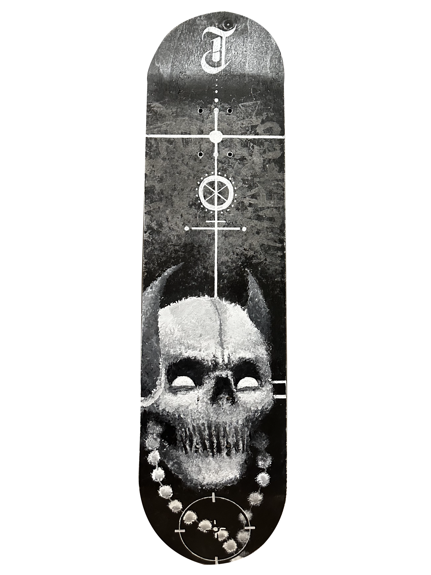 Tuff Co. Custom Painted Skateboard