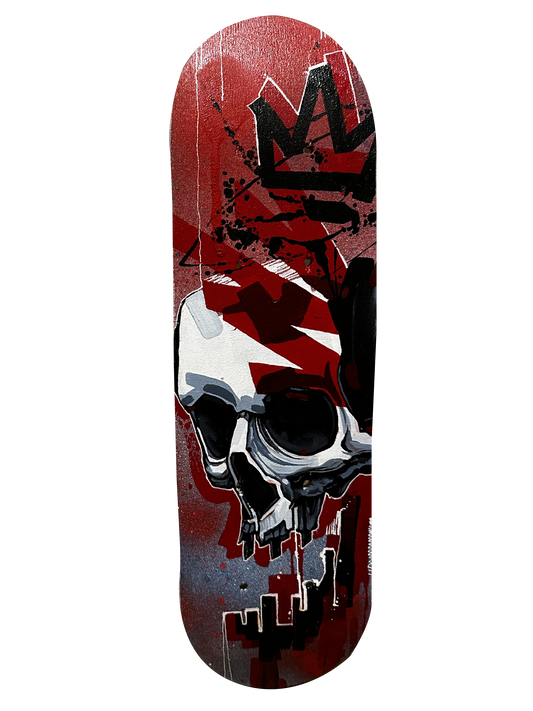 Tuff Co. Custom Painted Skateboard